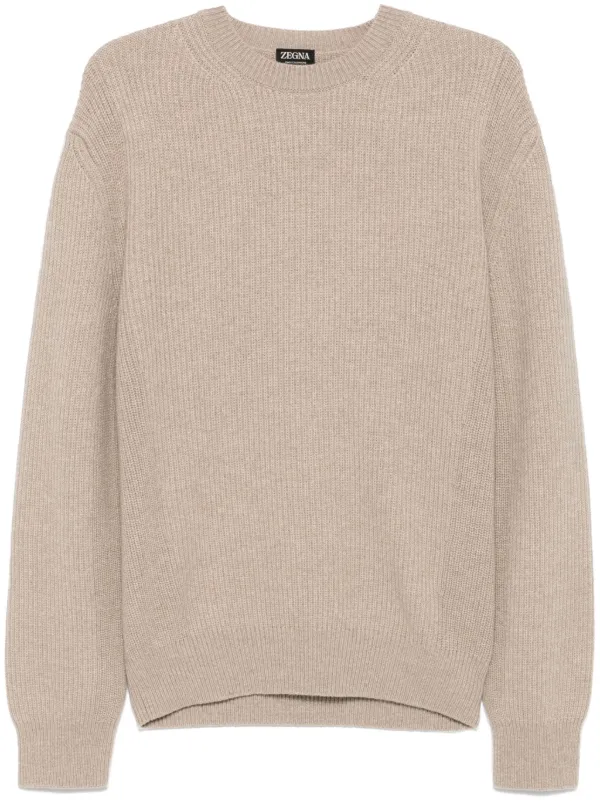 Zegna カシミア セーター | ニュートラル | FARFETCH JP
