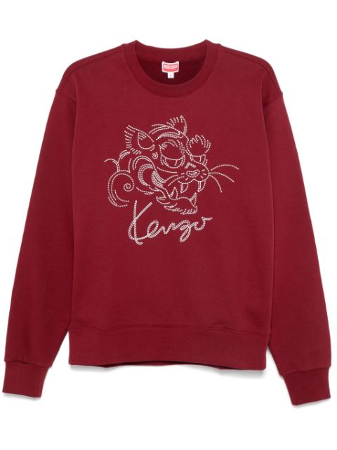 Kenzo tiger-embroidered sweatshirt Men