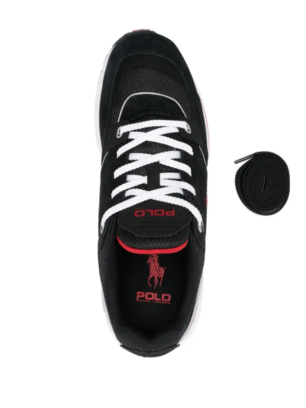 Polo Ralph Lauren Trackstar 250 Sneakers Black FARFETCH TR