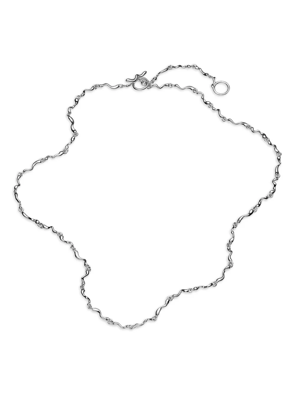Maria Black Ramen necklace - Silver