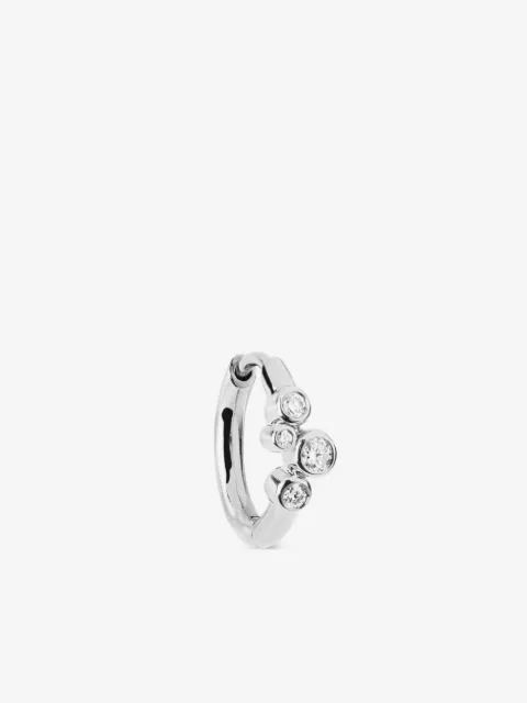 Maria Black boucle d'oreille Elena en or blanc 14ct ornée de diamants