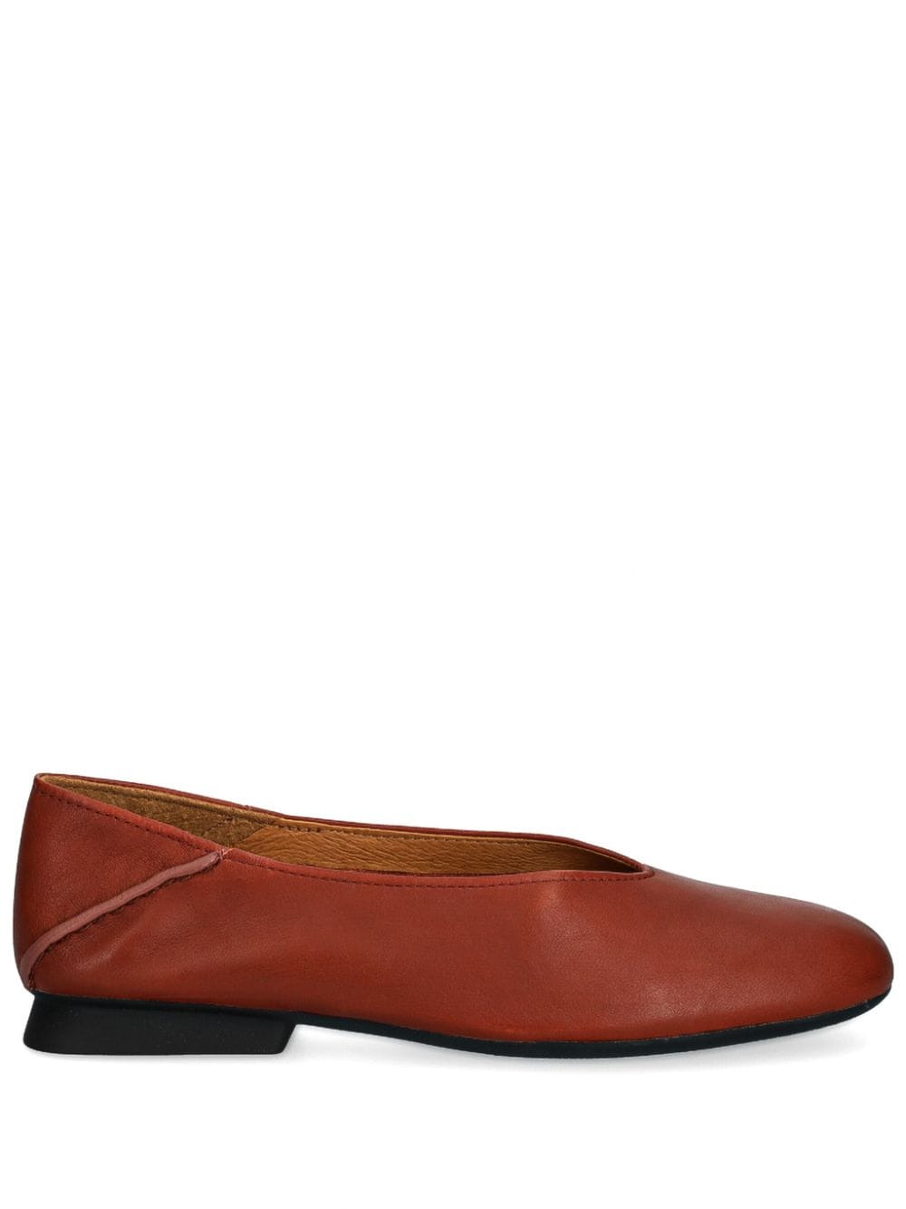 Casi Myra leather ballerina shoes