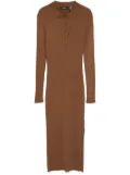 Lauren Ralph Lauren polo midi dress - Brown