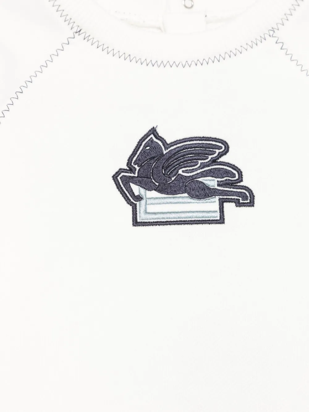 ETRO KIDS Sweater met Pegaso-patch Wit