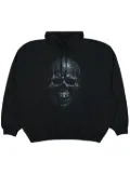 VETEMENTS graphic-print hoodie - Black