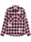 Off-White Character Check flannel shirt - Pink