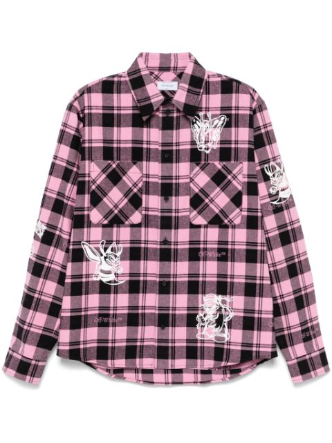 Off-White Character Check flannel shirt Men