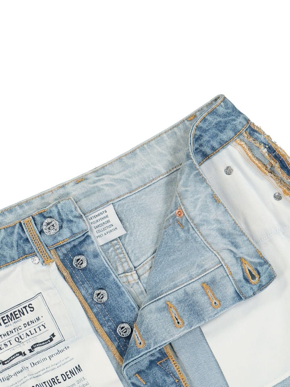 INSIDE-OUT DENIM 半身裙