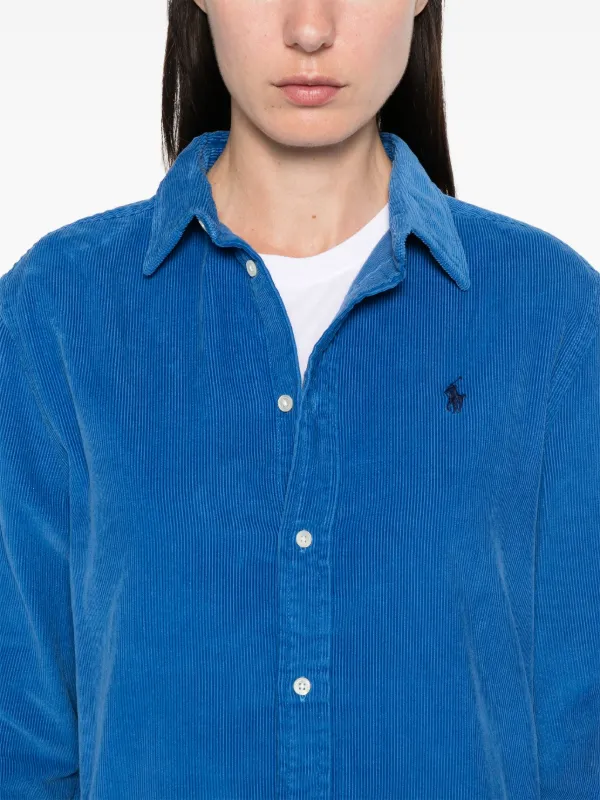 Polo Ralph Lauren Corduroy Shirt Blue FARFETCH