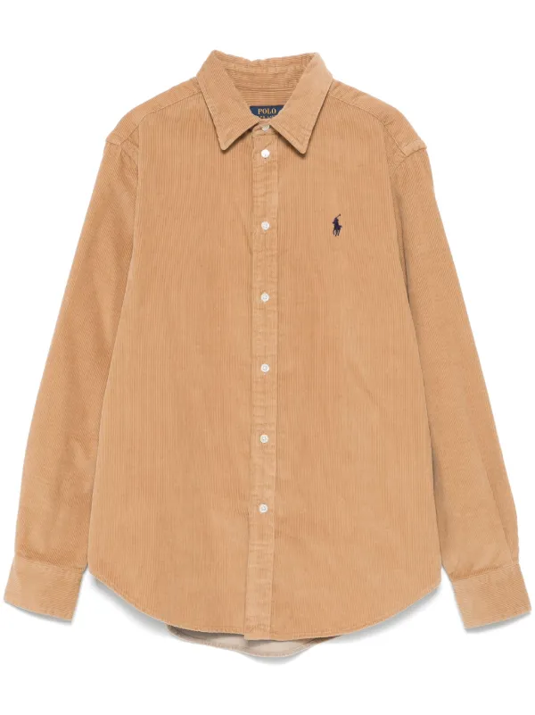 半額以下で買えるクーポン特集 Shirt Corduroy Lauren Ralph Polo | FARFETCH | Neutrals トップス