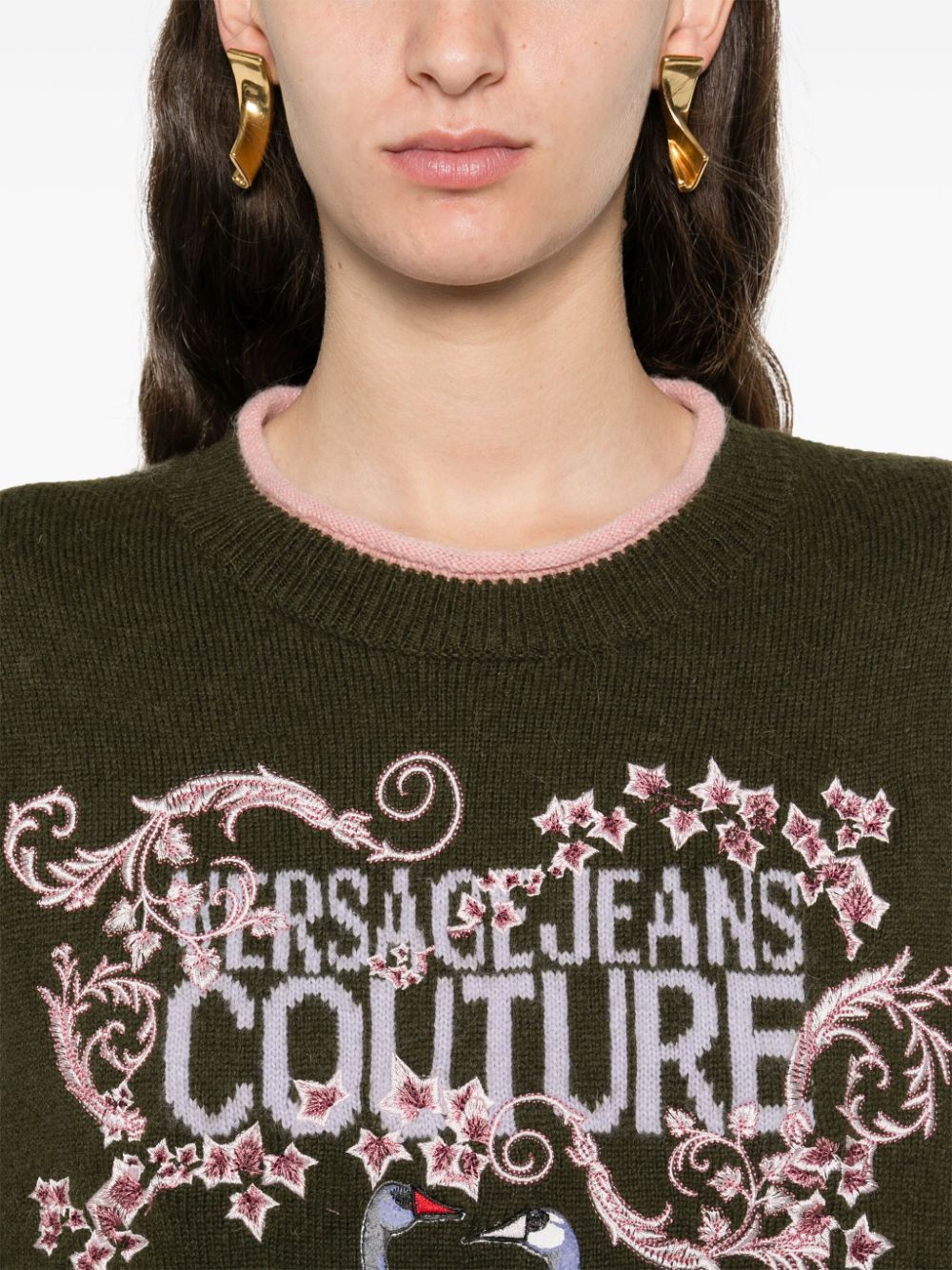 Affordable Versace Jeans Couture Swan Lake sweater Women