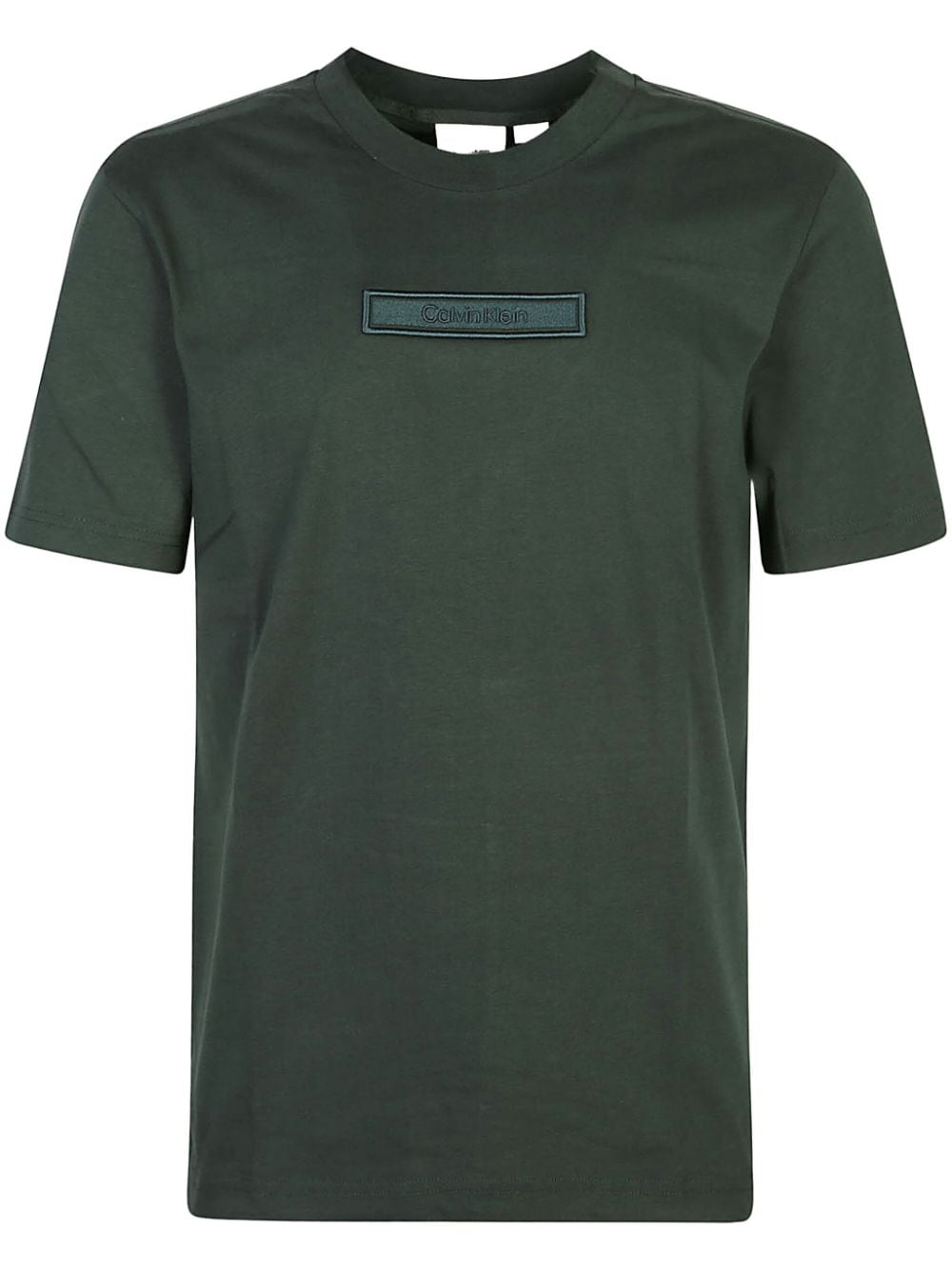 Calvin Klein logo-patch T-shirt - Verde