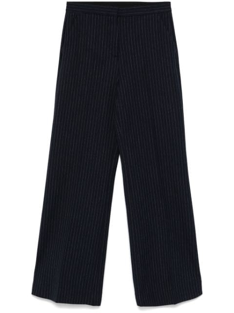 Calvin Klein pinstriped wide-leg trousers