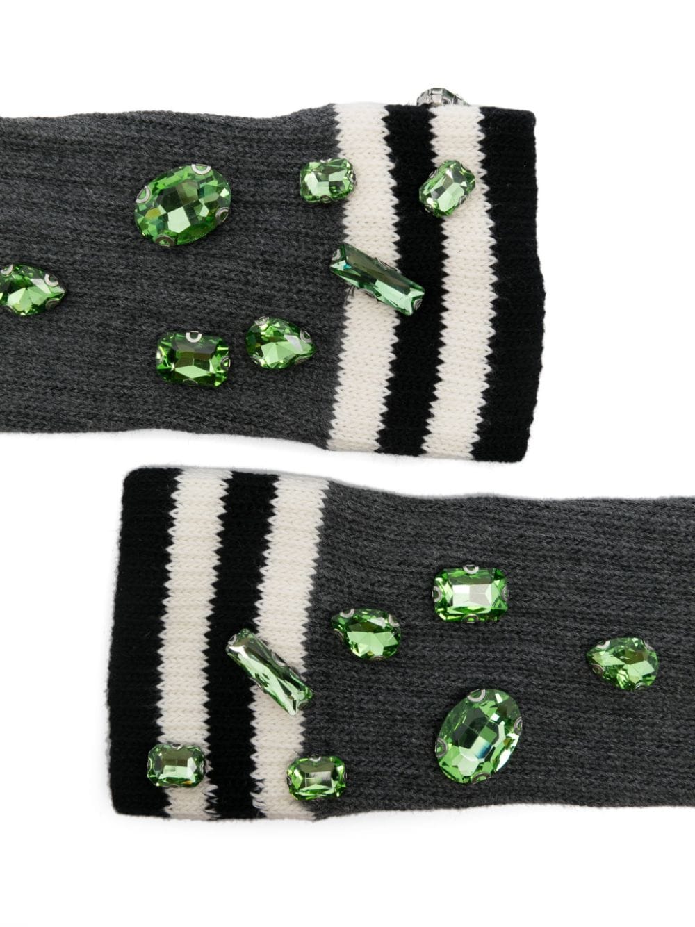 Essentiel Antwerp crystal-embellished leg warmers - Grijs