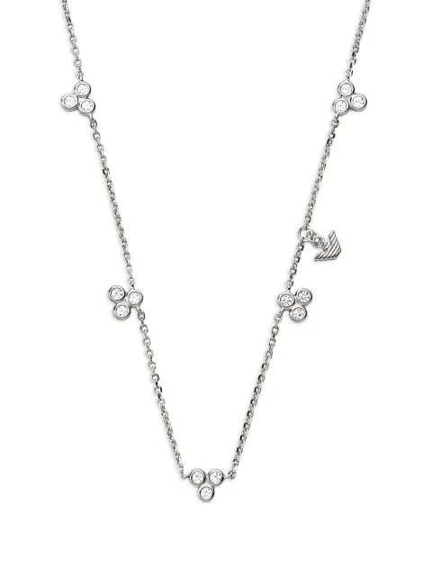 Emporio Armani crystal-embellished chain necklace
