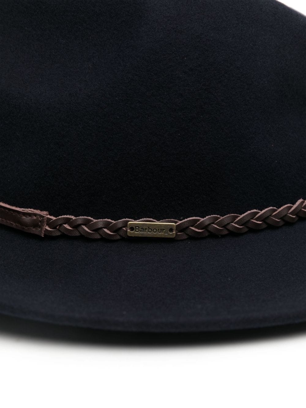 Shop Barbour Tack Fedora Hat In Blue