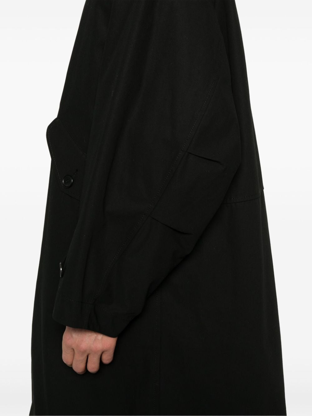 Shop Undercover Layered Parka In Black