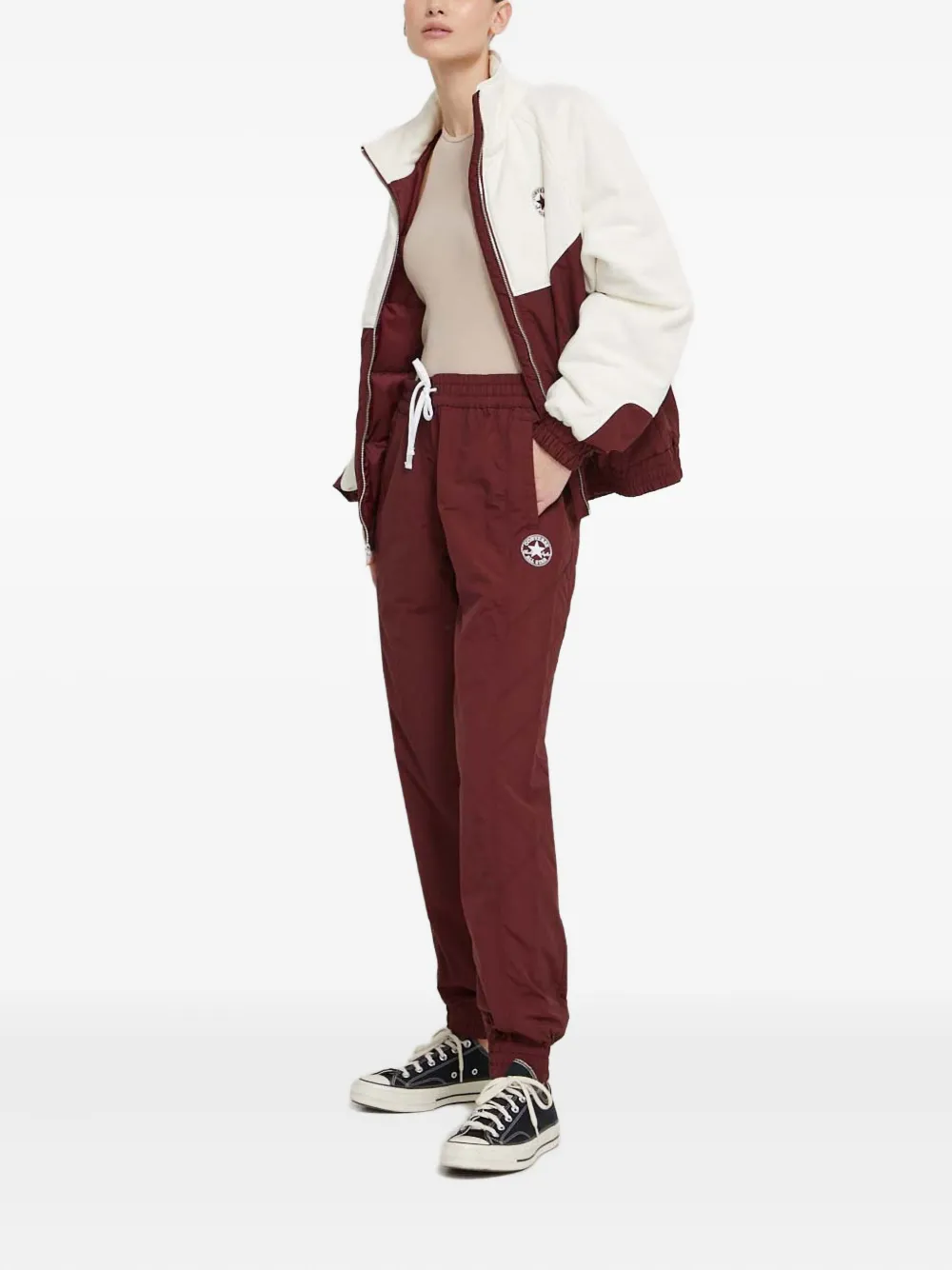 Converse zip colour-block jacket | Varsity Jackets | Image 2