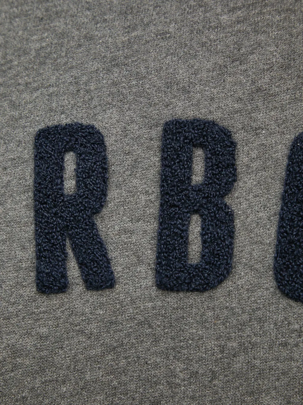 Barbour Trui met ronde hals en logo Grijs