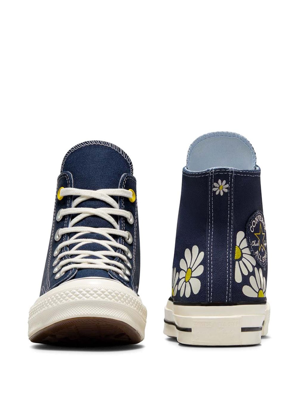 Shop Converse Chuck 70 Floral Sneakers In 蓝色