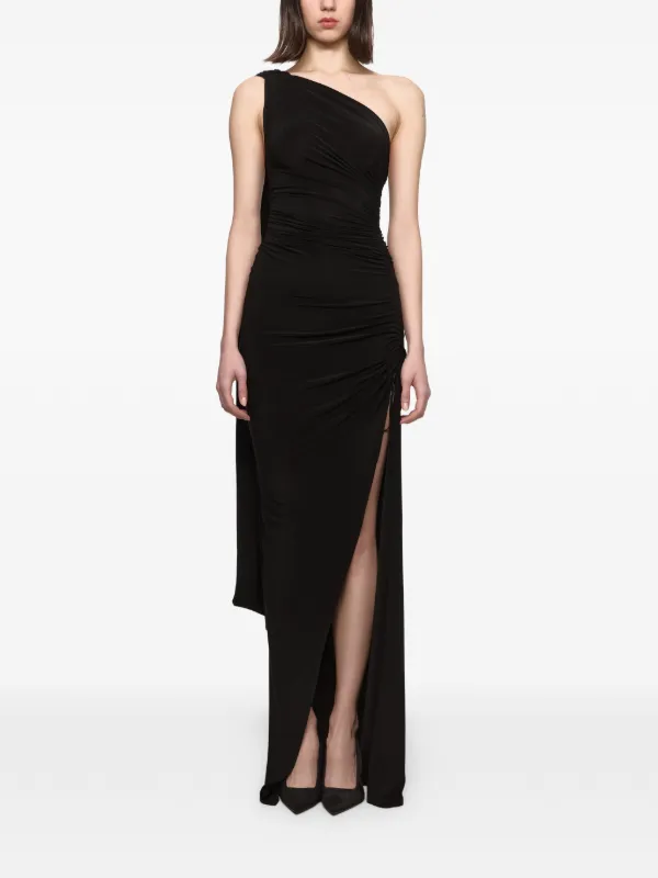 chinese dress ladies Artesands - Plain Liszt Maxi Dress - Black