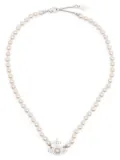 Vivienne Westwood Olympia pearl necklace - Silver