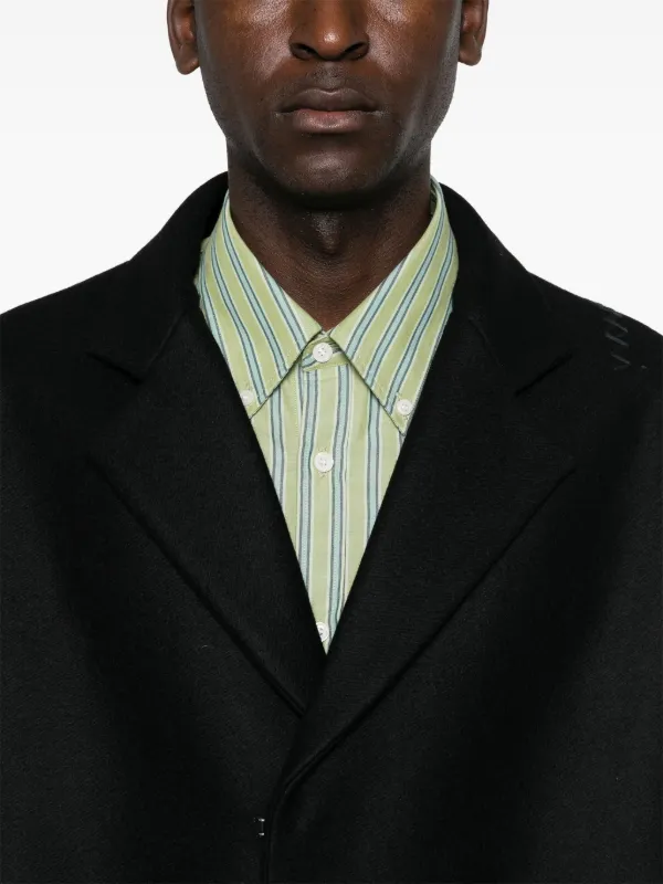 Marni ロゴ コート | ブラック | FARFETCH JP