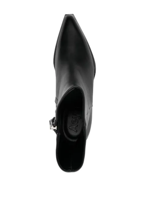 Aeyde 80mm leather ankle boots SELP75CH89001 - 3