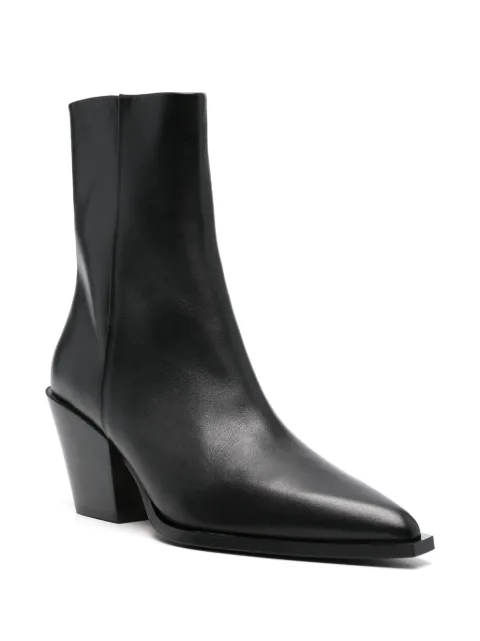 Aeyde 80mm leather ankle boots SELP75CH89001 - 1