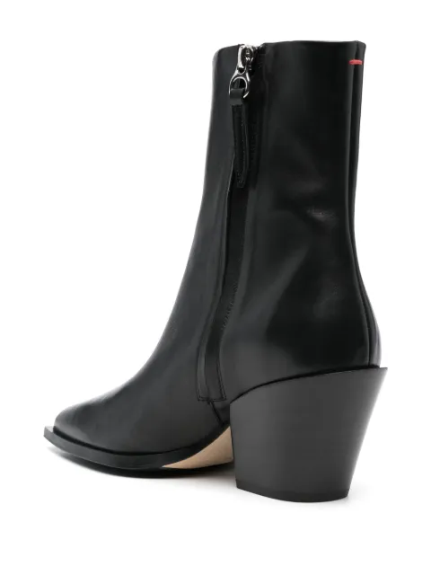Aeyde 80mm leather ankle boots SELP75CH89001 - 2