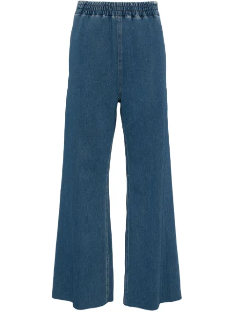 System denim jersey pants