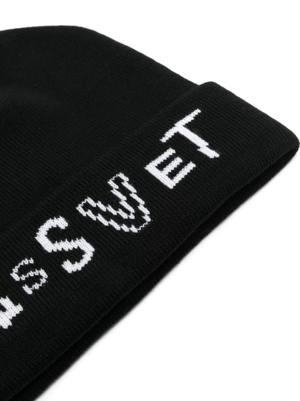 RASSVET intarsia-logo beanie - Zwart