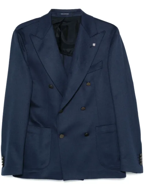 Blazer à effet brossé - Tagliatore - Modalova