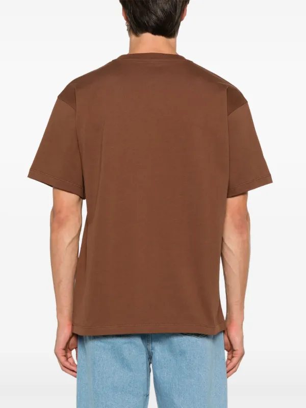 【RASSVET】ラスベート Statement Tee RASSVET Statement T-shirt | Brown | FARFETCH