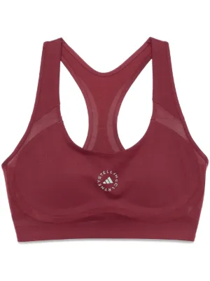 Sporty & Rich Runner Box Sports Bra | Red | FARFETCH PH