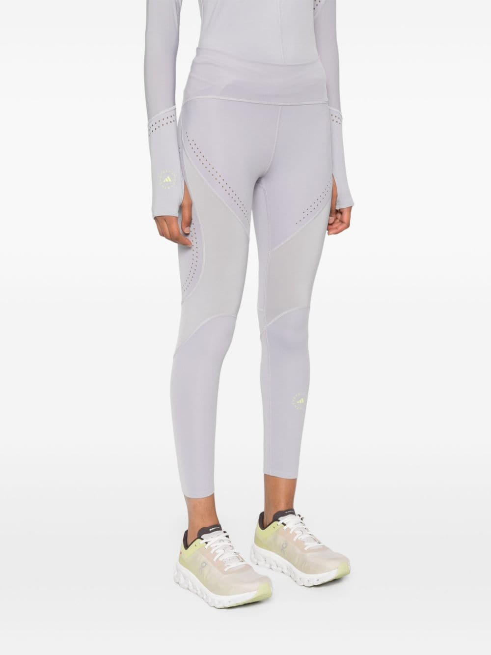 Shop Adidas By Stella Mccartney True Purpose Leggings In Grey