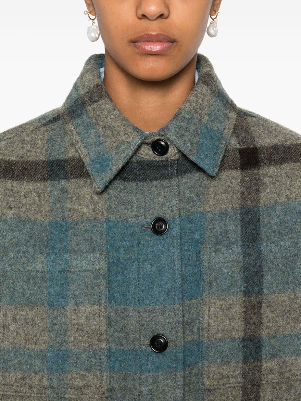 Shop Filson Wool Shirt Jacket In Blue