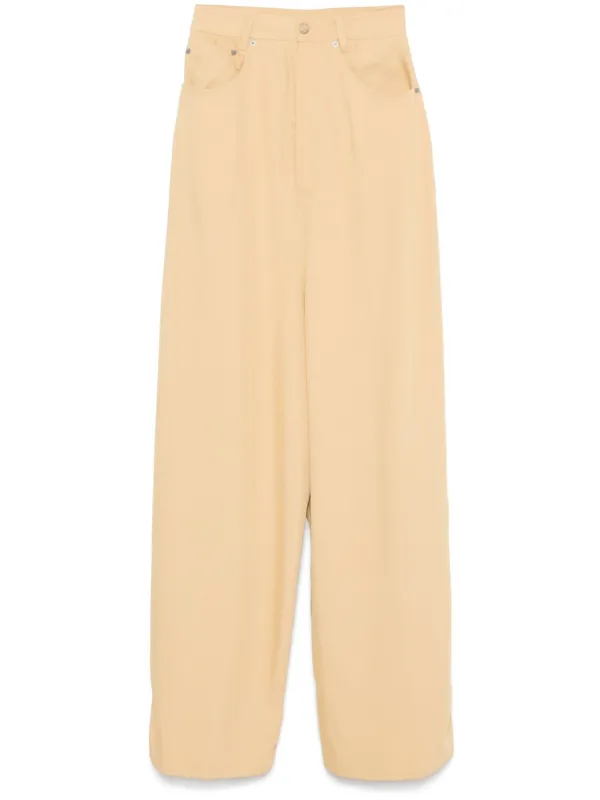 MM6 Maison Margiela サルエル ジーンズ | ブラウン | FARFETCH JP