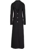 Giambattista Valli gabardine coat - Black
