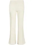 Giambattista Valli gabardine flared trousers - Neutrals