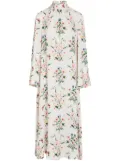 Giambattista Valli floral-print midi-dress - White