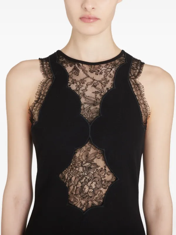 極美品✨◇GIAMBATTiSTA VALLi◇33万 伊 シルクブラックドレス