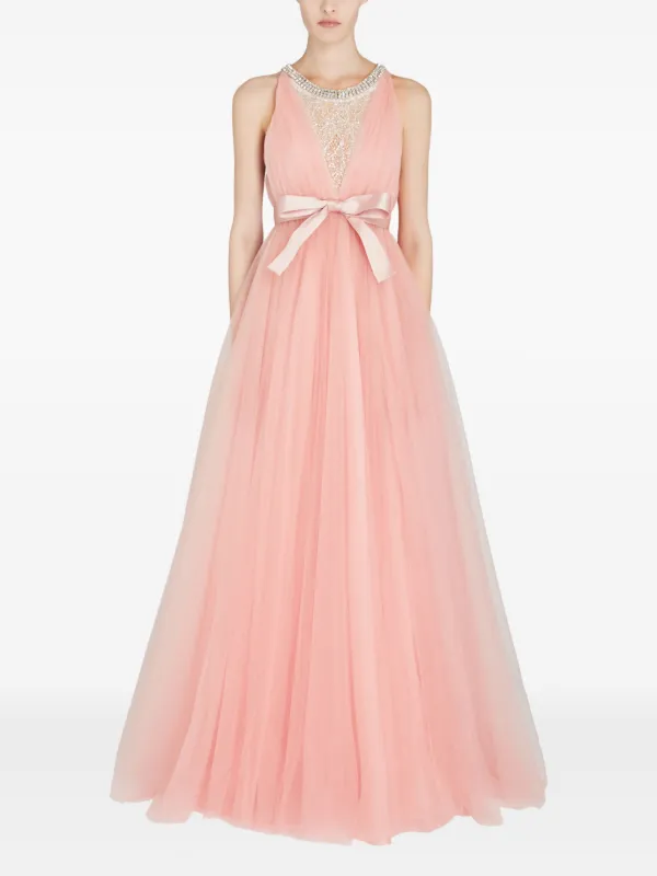 knee length dresses for ladies Romance On Repeat Tulle Maxi L / White