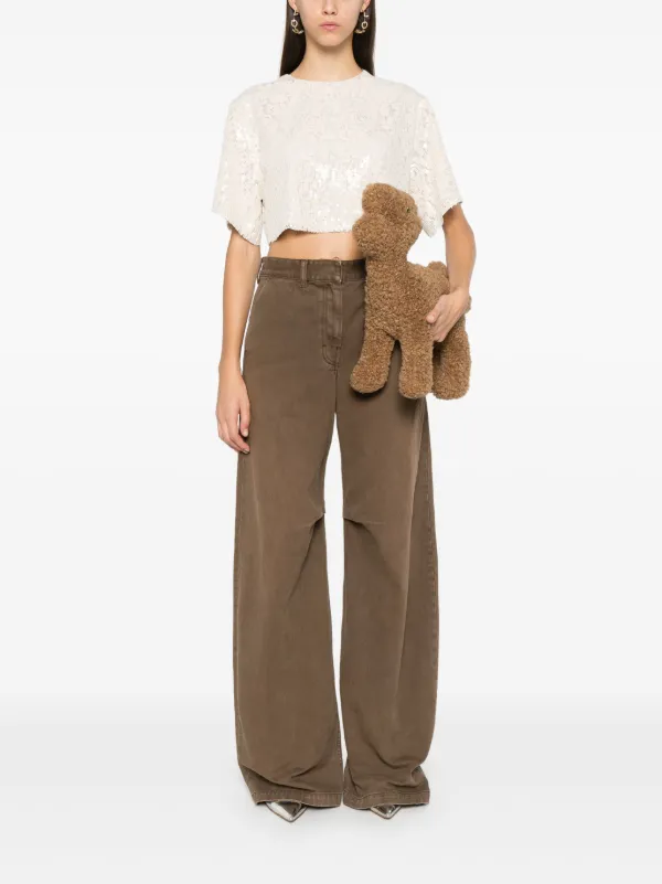 MSGM スパンコール Tシャツ | ニュートラル | FARFETCH JP