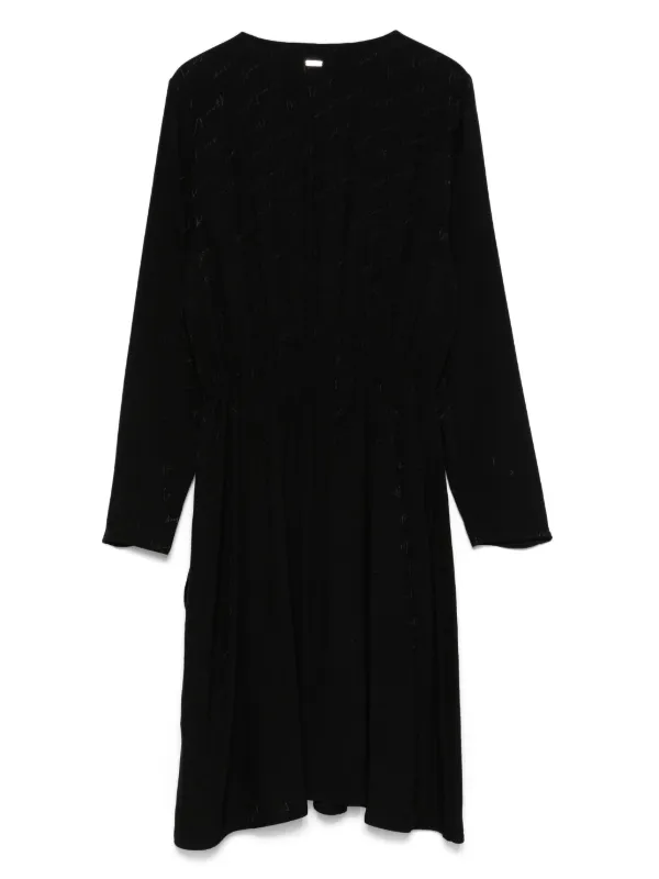 Armani Exchange Abito Corto Con Effetto Jacquard Nero FARFETCH IT