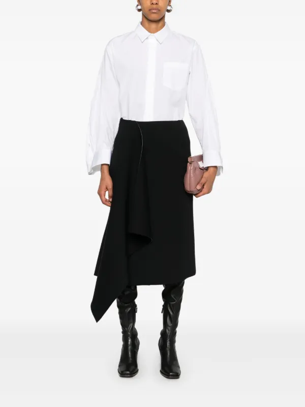 Sacai button-up Shirt | White | FARFETCH
