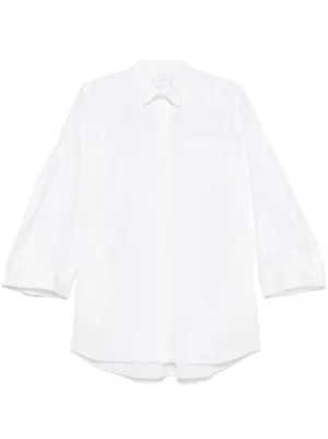 Sacai パフスリーブ クロップドシャツ白 sacai（サカイ）トップス