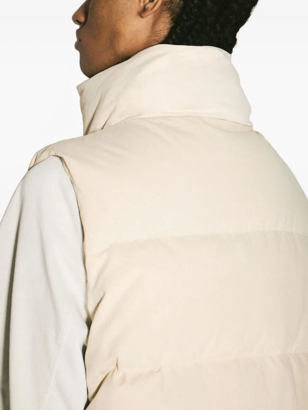 ENTIRE STUDIOS Gilet met hoge hals Wit