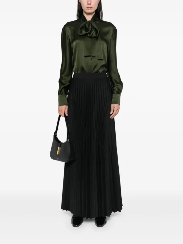 Alberta Ferretti ボウタイ ブラウス | グリーン | FARFETCH JP
