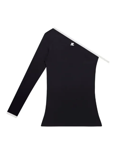 Courrèges asymmetric one-sleeve T-shirt